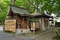 調宮天神社（手前）と金毘羅神社（奥）