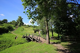 Kolmen lähteen polku Subotivin kylässä Tšyhyrynin länsipuolella.