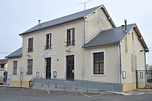 La gare d'Angerville.