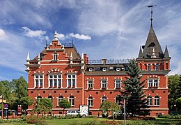 Powiat office in Rybnik, Poland. Facade.