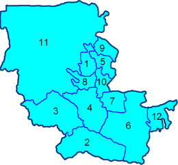 Distretto di Yangiobod – Mappa