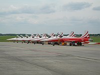 F-5E Tайгер пилотажной группы Patrouille Suisse ВВС Швейцарии