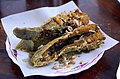 'Pla krai thot krathiam': deep-fried pla krai (Asian knifefish) and garlic