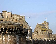 Sur les remparts de Saint-Malo.