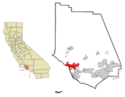 Location within Ventura County