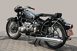 BMW R 69 S with „Schorsch-Meier-Sitzkissen“, rear and left side