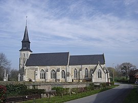 The church in Berville-sur-Mer