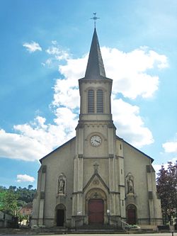 Skyline of Serémange-Erzange