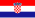 Kroatische Flagge