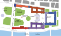 Map of the Louvre museum.