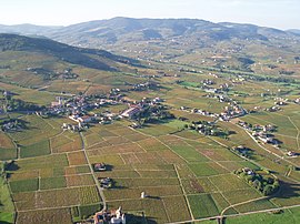 An aerial view of Quincié