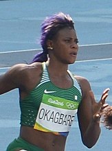 Blessing Okagbare kam auf Rang acht