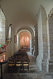 L'intérieur de l'église, en 2009.