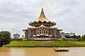 Sarawak State Assembly building (Dewan Undangan Negeri Sarawak) in Malaysia.