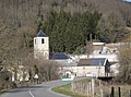 Hameau de Condomines et son église Notre-Dame.