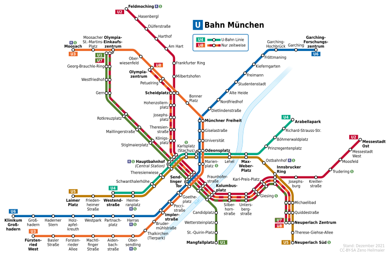 Munich U-Bahn network