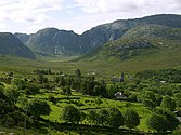 Valleye Poisoned Glen en Derryveagh-gebergte