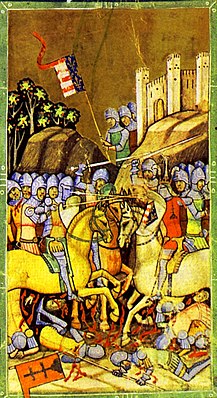 Chronicon Pictum, Hungarian, Hungary, King Charles Robert, Battle of Rozgony, Kassa, Košice, Matthew Csák, Amadeus Aba, medieval, chronicle, book, illumination, illustration, history