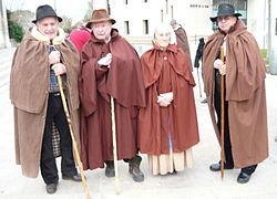 Bergère et bergers de la Crau.