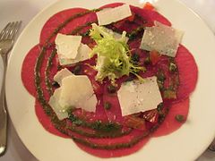 Carpaccio de bœuf