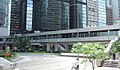 The Central Elevated Walkway crosses Connaught Road