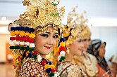 Gending Sriwijaya, a traditional dance from South Sumatra, reflecting the rich cultural heritage of the Srivijaya Empire.