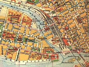 Kungsholmen och Klara sjö 1915.