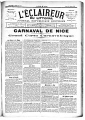 Le corso de 1887 raconté par L'Éclaireur.