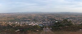 Visão panorâmica parcial da cidade, vista a partir do Cristo do Goiti