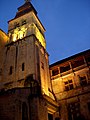 Cathédrale de Sarlat la nuit.