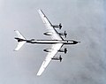 Tupolev Tu-95 (v kódu NATO Bear) je sovětský strategický turbovrtulový bombardér zavedený do služby v 50. letech 20. století, který i na počátku 21. století stále slouží v ruském letectvu jako protiváha k americkým bombardérům B-52 Stratofortress.