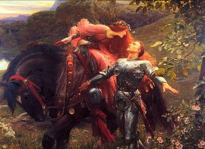 הציור "La Belle Dame Sans Merci" מאת פרנק דיקסי, 1890