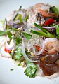 'Yam wun sen kung': 'yam'-style salad made with cellophane noodles, minced pork, cloud ear fungus and prawns