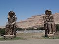 Colossi of Memnon, Amenhotep III's Sitting Colossi, 14th century BC