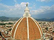 Le dôme de la cathédrale Santa Maria del Fiore à Florence.