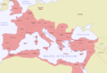 Geography of the Ancient Rome: Roman Empire, 116AD ; provinces, mediterranean shores (Mare Nostrum).