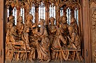 Detail of the Last Supper from Tilman Riemenschneider's Altar of the Holy Blood, 1501–05, Rothenburg ob der Tauber, Germany