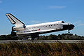 Landing of Atlantis at KSC