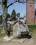 Skulpture Kindergarten auf dem Gelände von St. Barbara