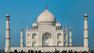 Sydsiden av Taj Mahal