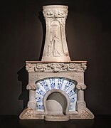 Fireplace with Sculptural Relief by Luis Domènech i Montaner - Museu Nacional d'Art de Catalunya