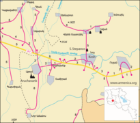 Situation d'Aruchavank.