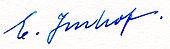 signature d'Eduard Imhof