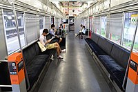 キハ220-1502 車内（トイレ設置後）