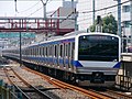 グリーン車組み込み前のE531系 （2005年7月18日 北千住駅）