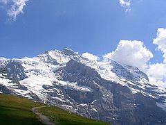 Jungfrau, Berner Alps, view from Kleine Scheidegg