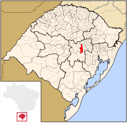 Santa Cruz do Sul – Mappa