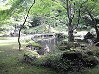 สวนในบ้านพักของตระกูลคิตะบาตาเกะ (ศาลเจ้าคิตะบาตาเกะ)