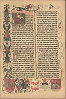 XIX-wieczna reprodukcja Biblii królowej Zofii 1453–1455