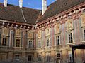 Innenhof des Schlosses Petronell